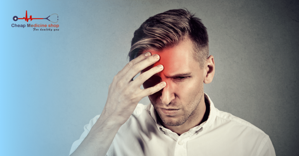 Man suffering from headache