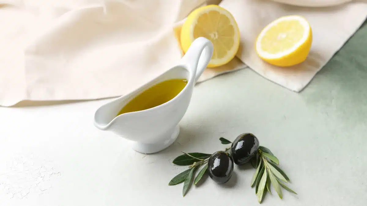 olive oil and lemon juice