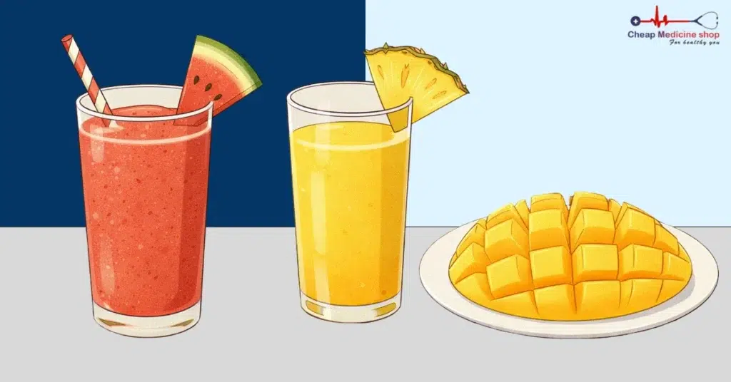 Natural fruit blends prepared to strengthen erections