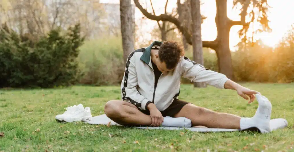 Man doing exercise