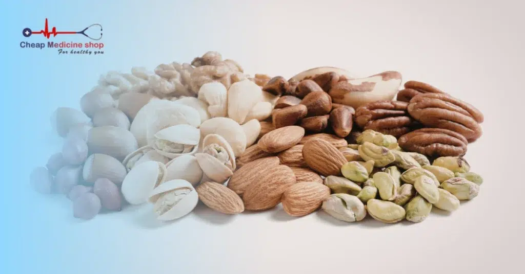 Walnuts and pistachios