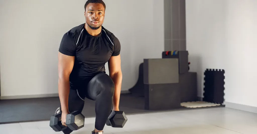 A man working out