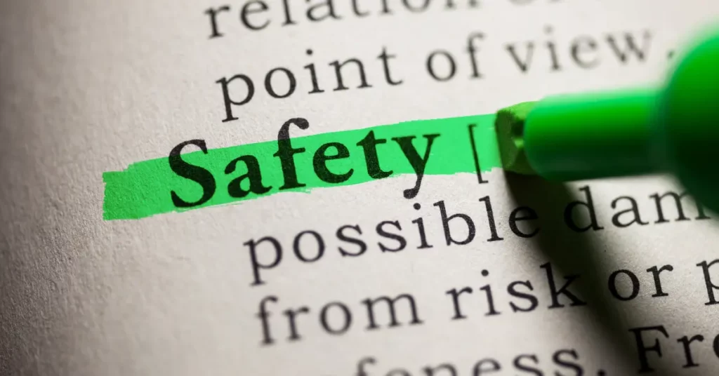 Safety is first priority