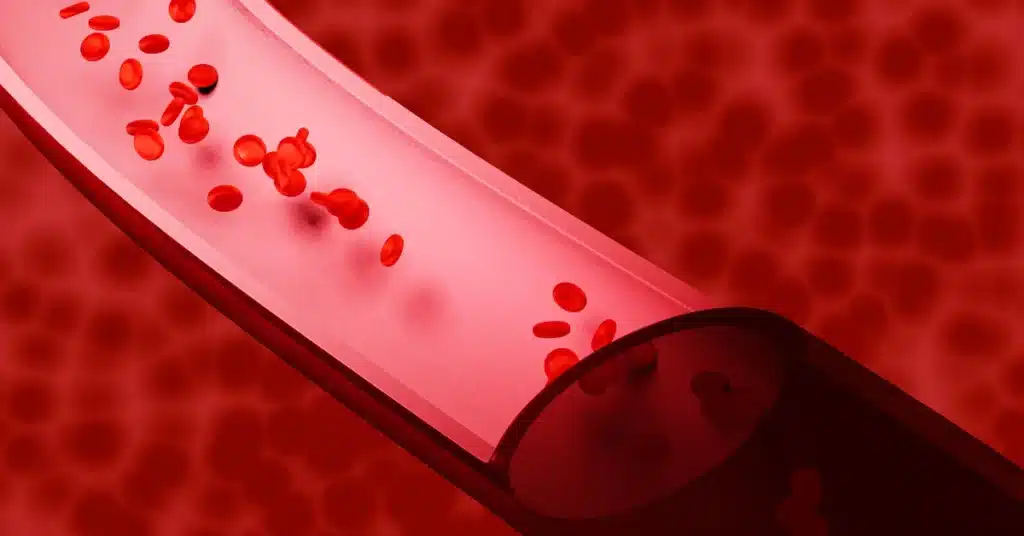 flow of blood cells