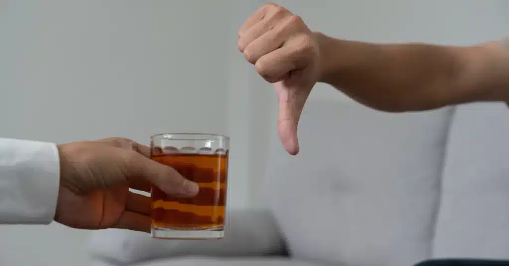 Avoid alcohol