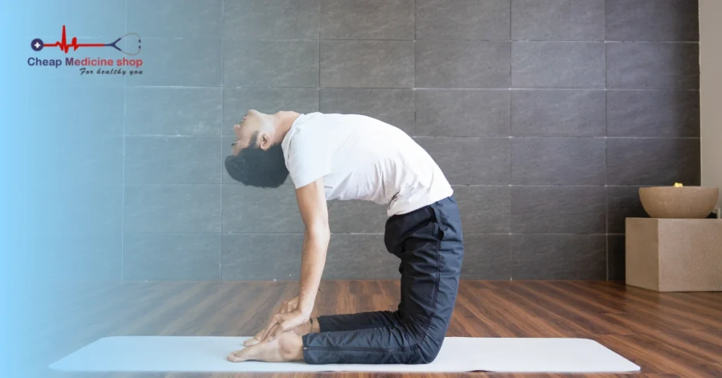 Ustrasana (camel pose)