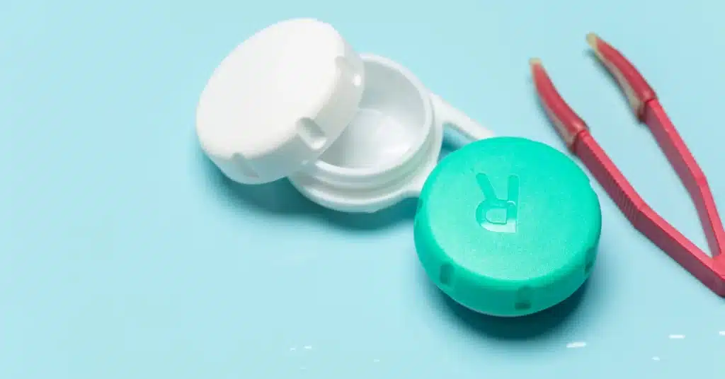 Try to avoid using contact lenses