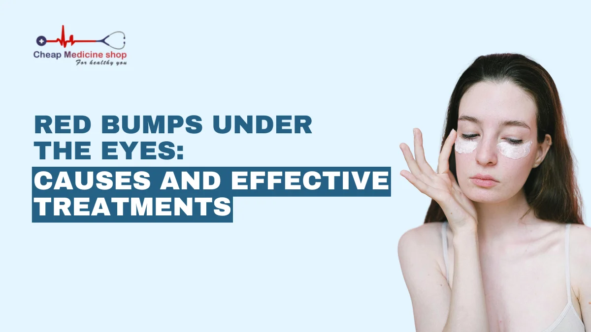 Red Bumps Under The Eyes: Causes and Effective Treatments