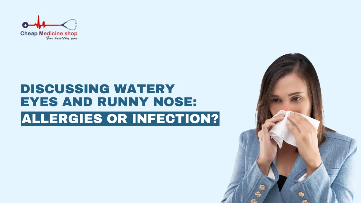 watery eyes and runny nose