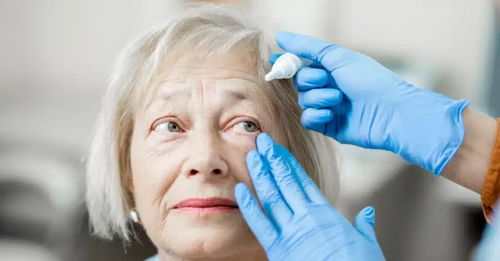 Use prescribed eyedrop
