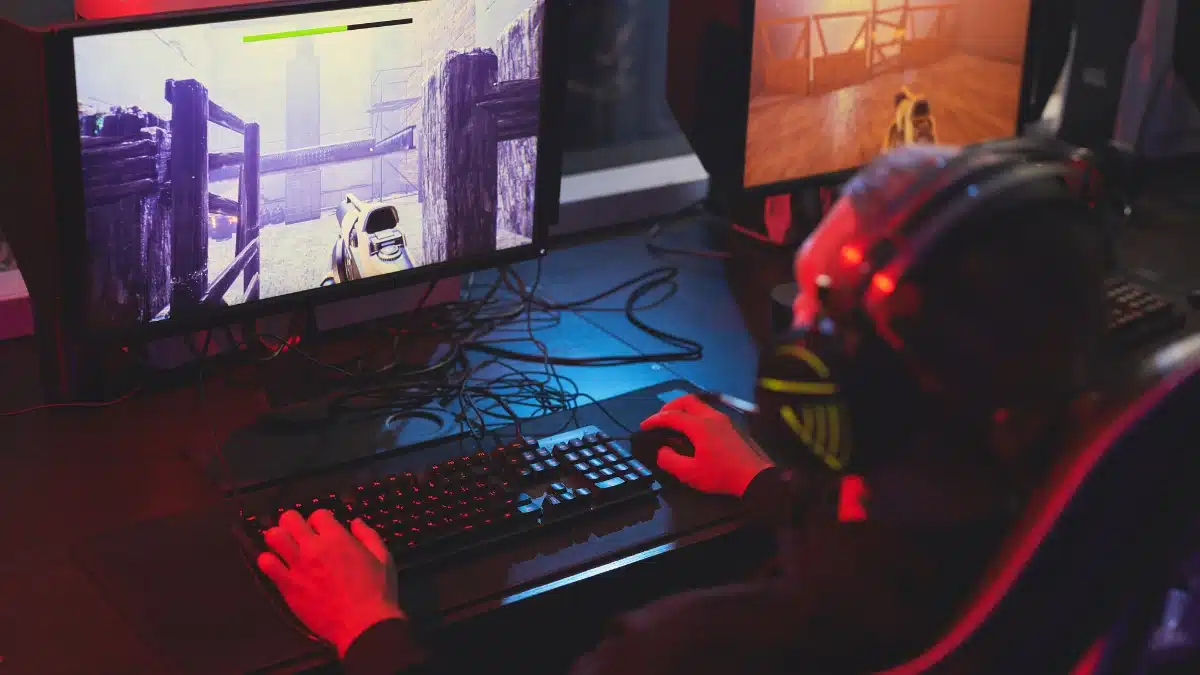 eye strain from video games