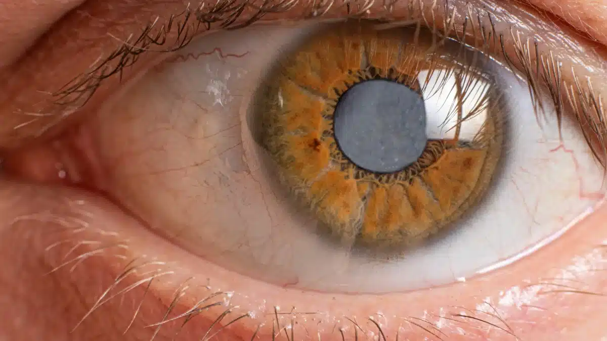A catract eye