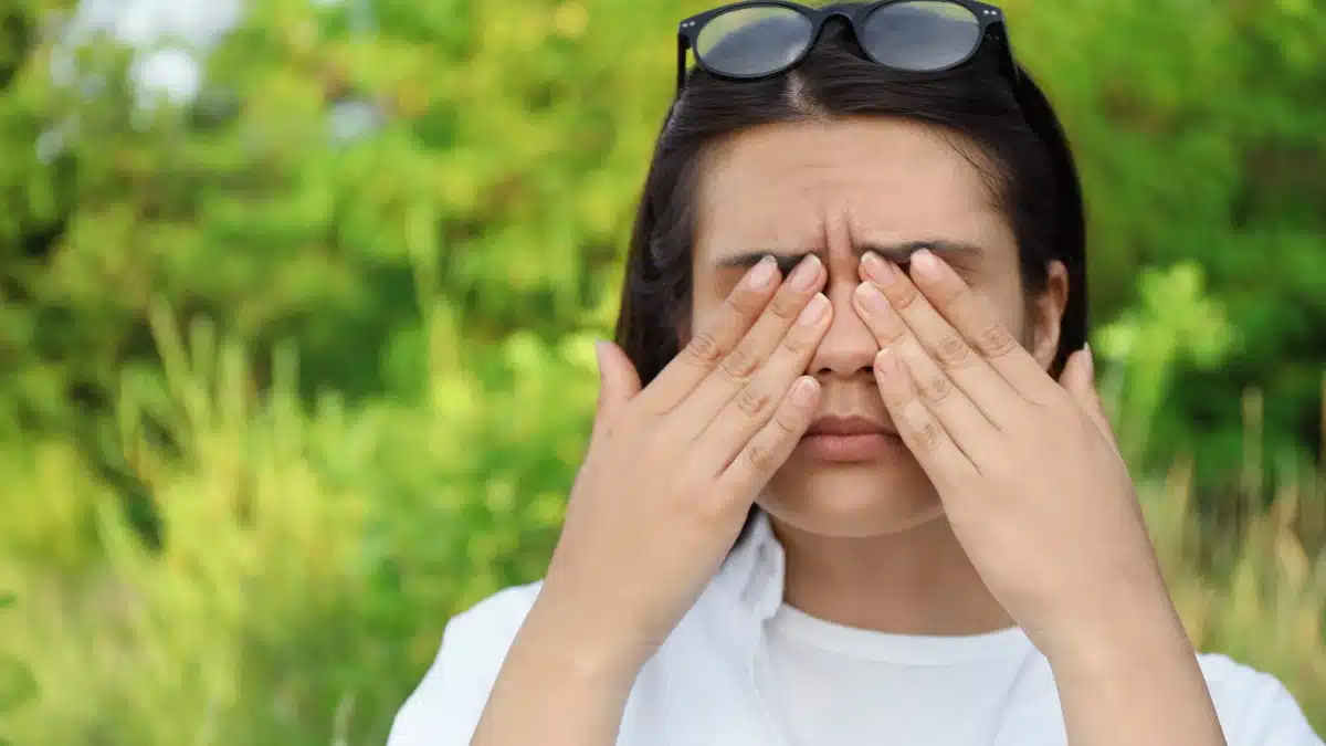 watery eyes