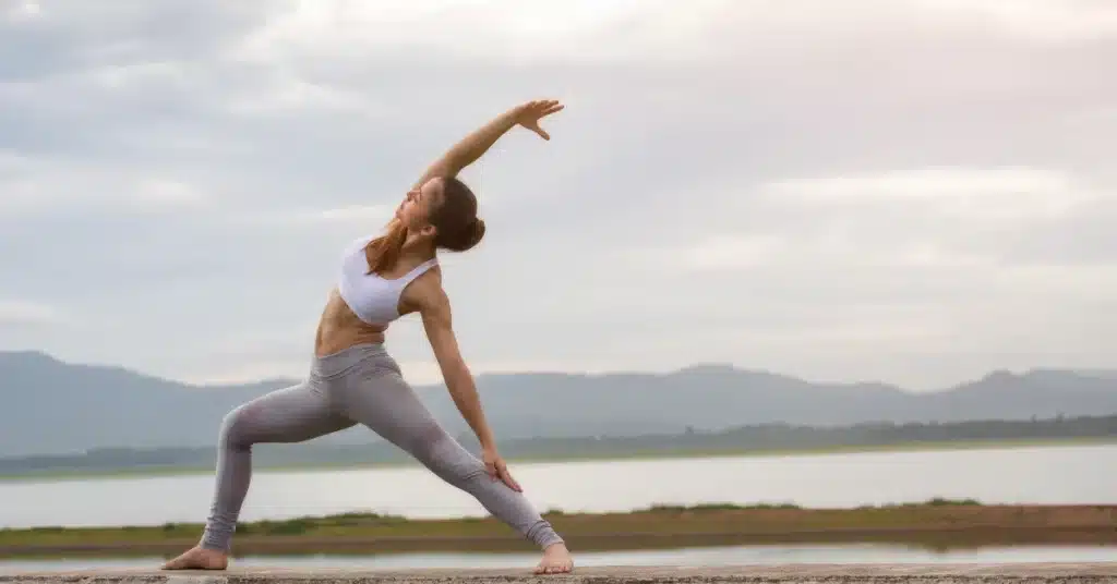 Woman doing exercise