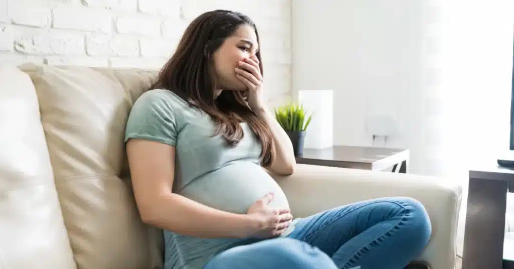 Pregnant Woman feeling dizzy