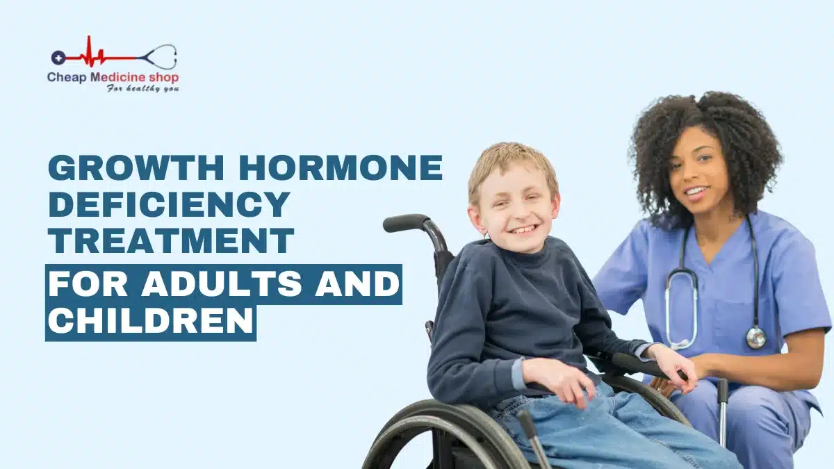 Growth hormone deficiency treatment for adults and children