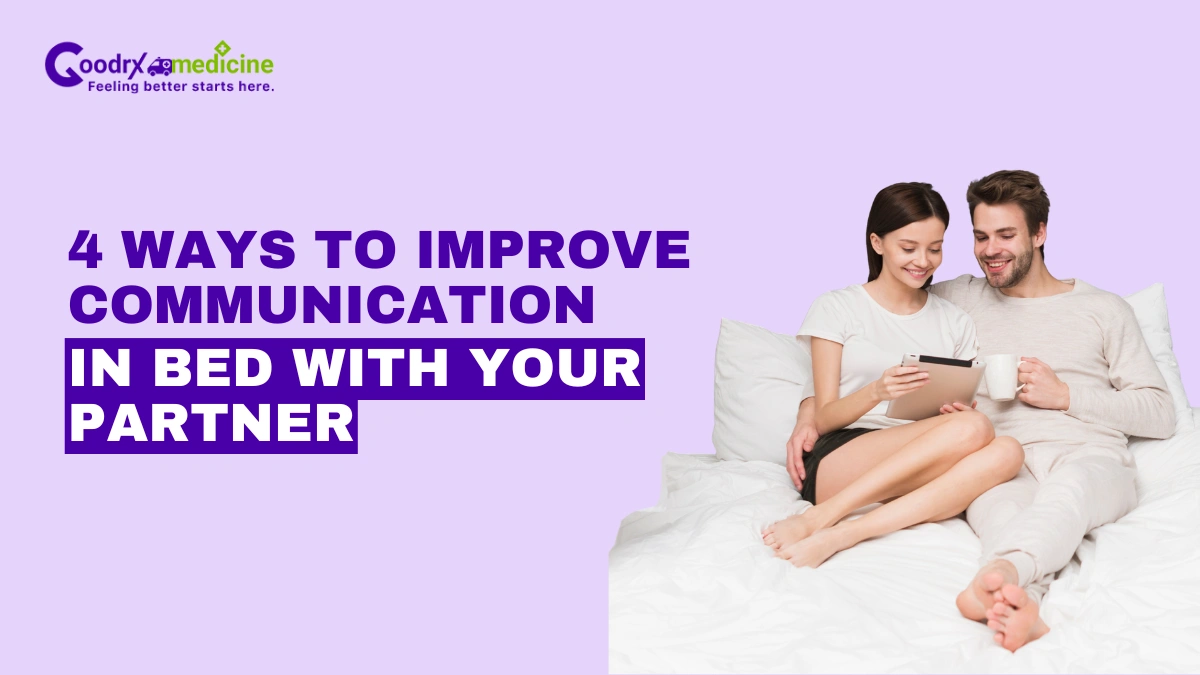 Couple talking openly on bed