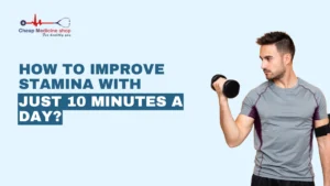 Improve Stamina man with dumbbells