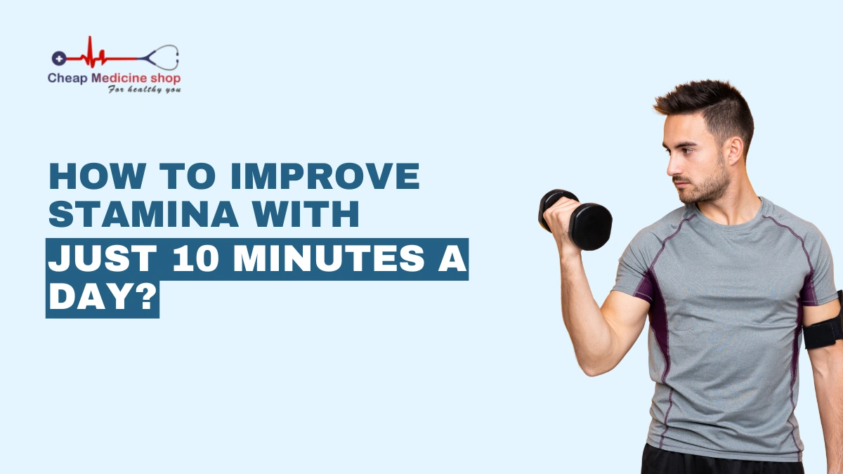 Improve Stamina man with dumbbells