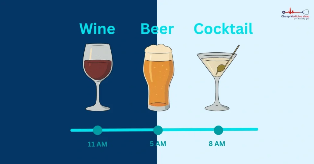 Timeline of ideal alcohol intake before sex