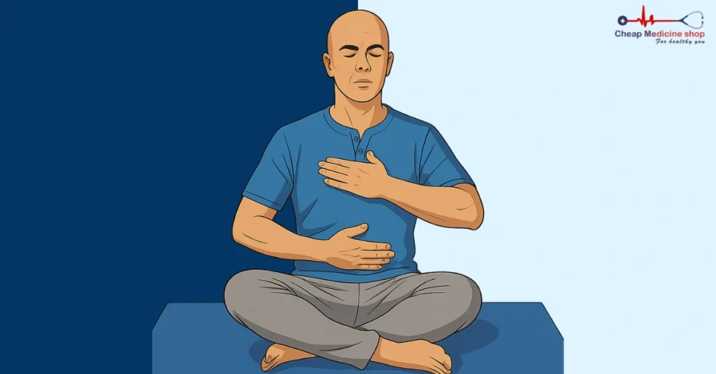 deep breathing technique to reduce Anxiety at home