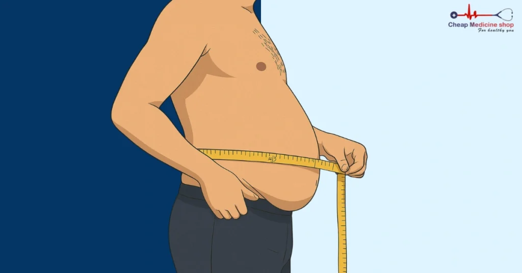 Belly fat and weight gain linked to poor stamina in men
