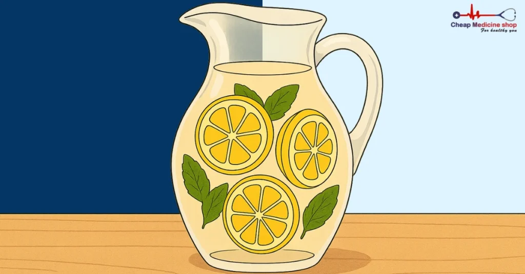 Stay hydrated with lemon-mint water to support sexual health and stamina