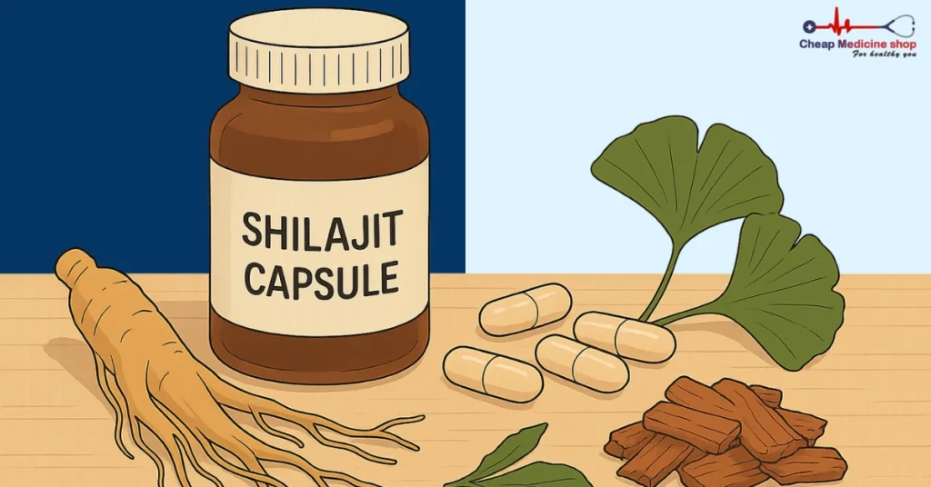 Natural supplements like Shilajit and Ginseng for better erections and stamina