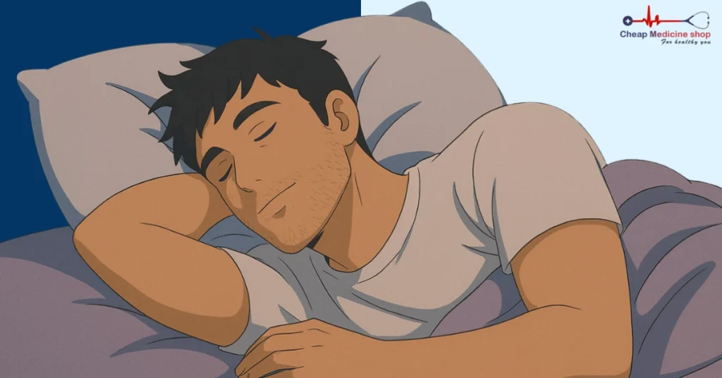 Man sleeping to support daily recovery