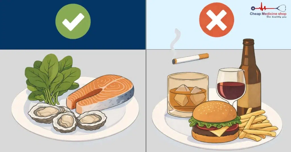 Healthy eating and lifestyle habits to help fix retrograde ejaculation