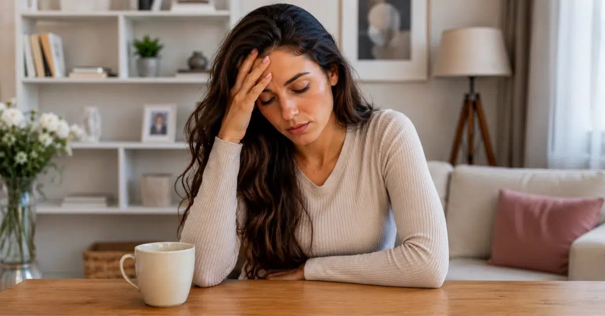 Woman experiencing fatigue from hormonal imbalance