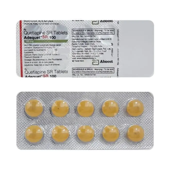 Adequet SR 100 with Quetiapine