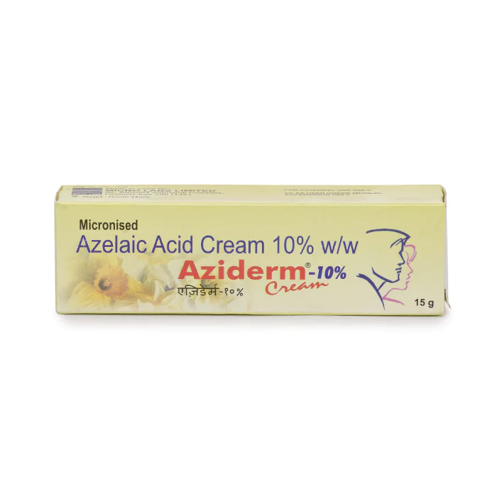 Aziderm Cream 10% (15 Gm) with Azelaic Acid       