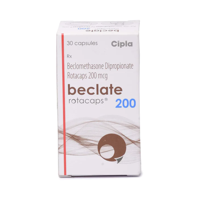 Beclate Rotacaps 200 Mcg with Beclomethasone Dipropionate