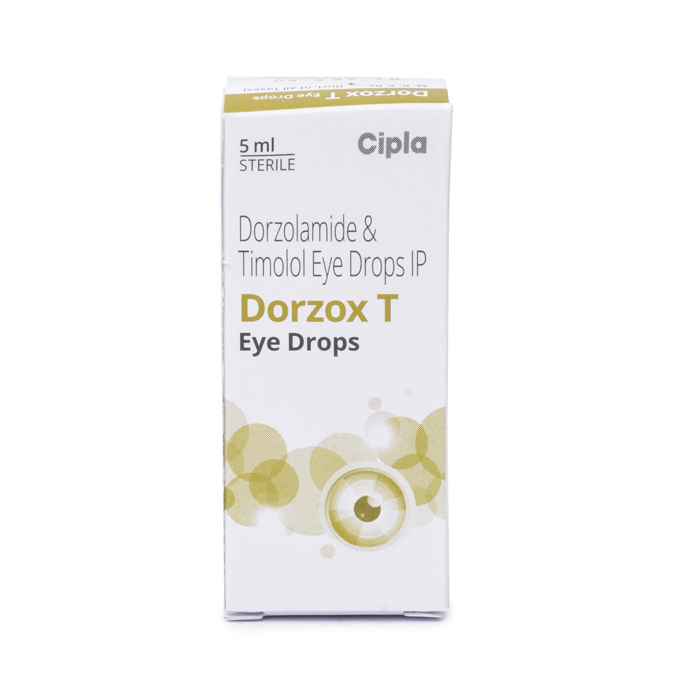 Dorzox T 5 ml Eye Drop with Dorzolamide and Timolol            