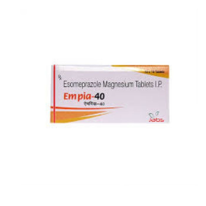 Empia 40 Mg Tablet with Esomeprazole 
