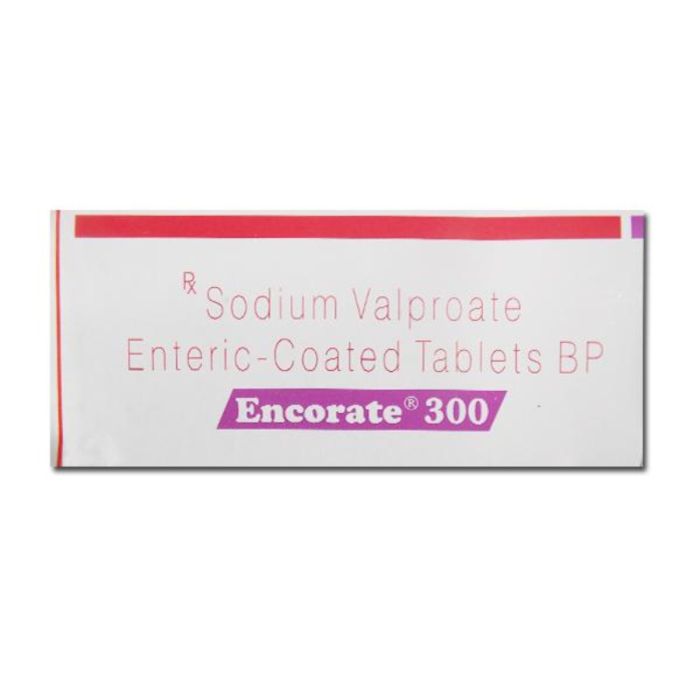 Encorate 300 Tablet with Sodium Valproate