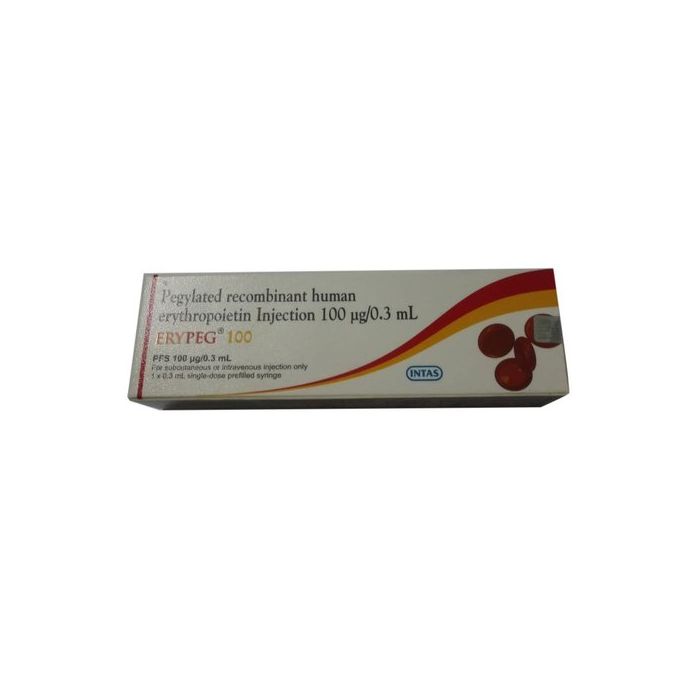 Erypeg 100 mcg 0.3 ml Injection with Epoetin Alfa
