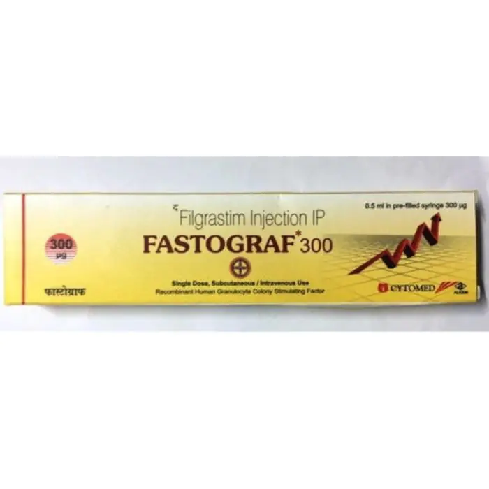 Fastograf 300 Mcg Injection with Filgrastim