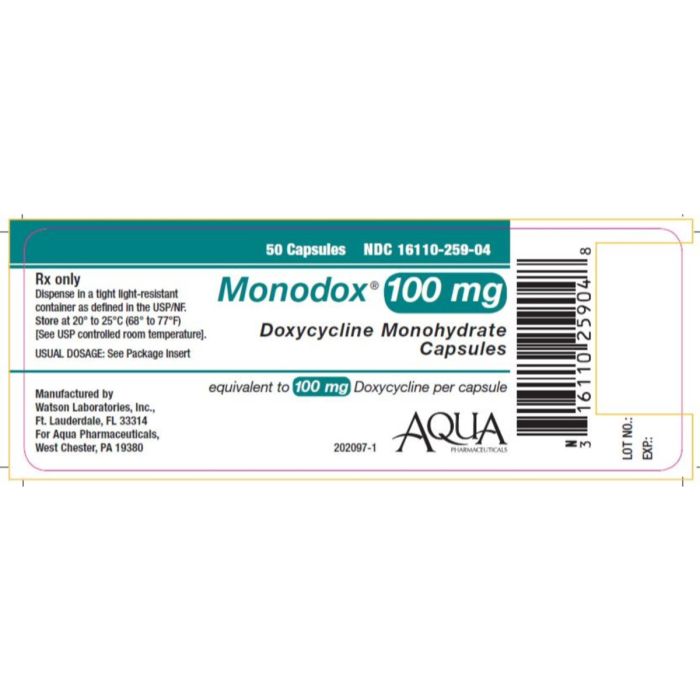 Monodox Capsule with Doxycycline
