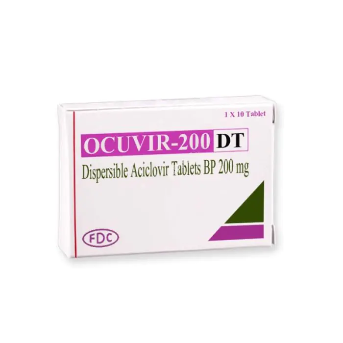 Ocuvir Dispersible Tablets 200 Mg with Acyclovir