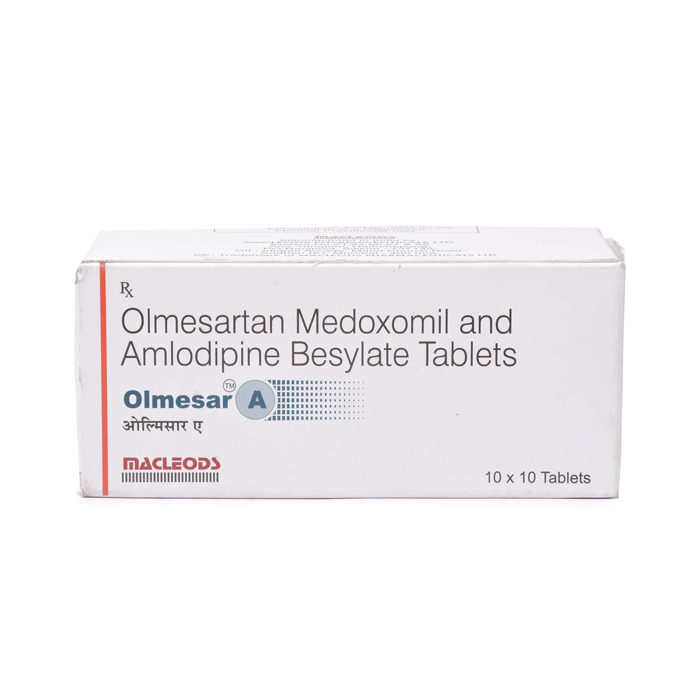 Olmesar A 5+20 Mg with Amlodipine Besilate + Olmesartan 