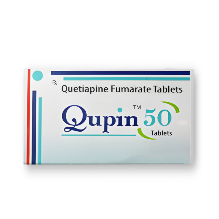 Qupin 50 Mg Tablet with Quetiapine