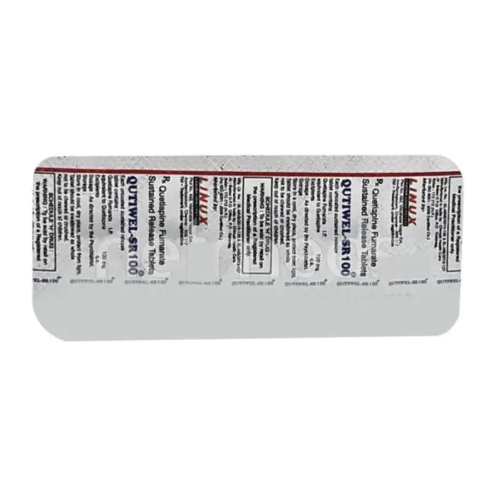 Qutiwel 100 Mg Tablet SR with Quetiapine