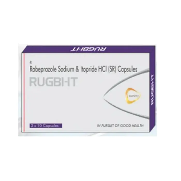 Rugbi-IT 20Mg-150Mg Capsule with Rabeprazolec and Itopride