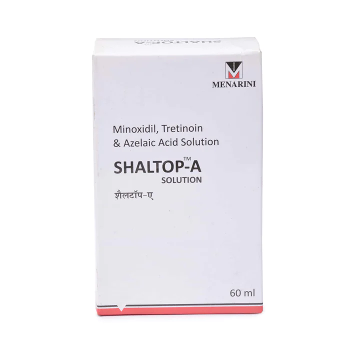 Shaltop A Solution 60 ml with Minoxidil, Tretinoin and Azelaic Acid                    