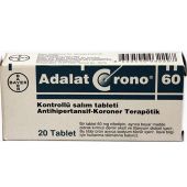 Adalat Crono 60 Mg with Nifedipine                         