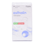 Asthalin HFA Inhaler 100 Mcg (200 mdi) with Salbutamol      