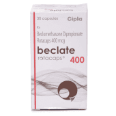 Beclate Rotacaps 400 Mcg, Beclovent, Beclomethasone Dipropionate