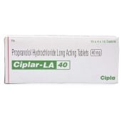 Ciplar LA 40 Mg, Inderal, Propranolol